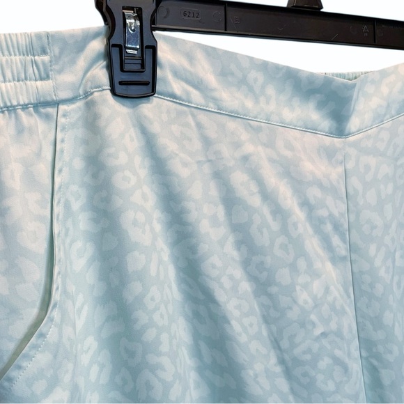 State of Day Crepe de Chine Camisole Pajama Set Tank & Pants Sleepy Animal Blue - Picture 9 of 10